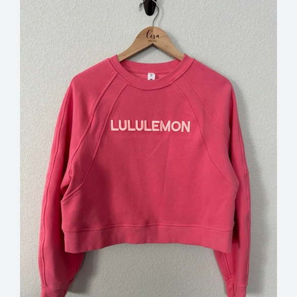 lululemon athletica Tops - lululemon athletica Pink Crewneck Sweatshirt